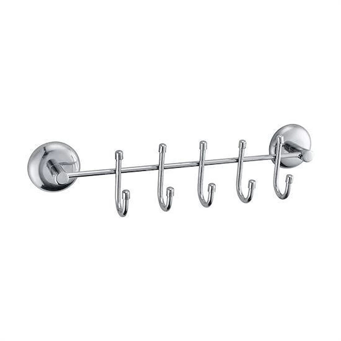 İpek Yıldızı® 5 Kancalı Dekoratif Askılık Mutfak Banyo Duvar Yüzeyi Askısı