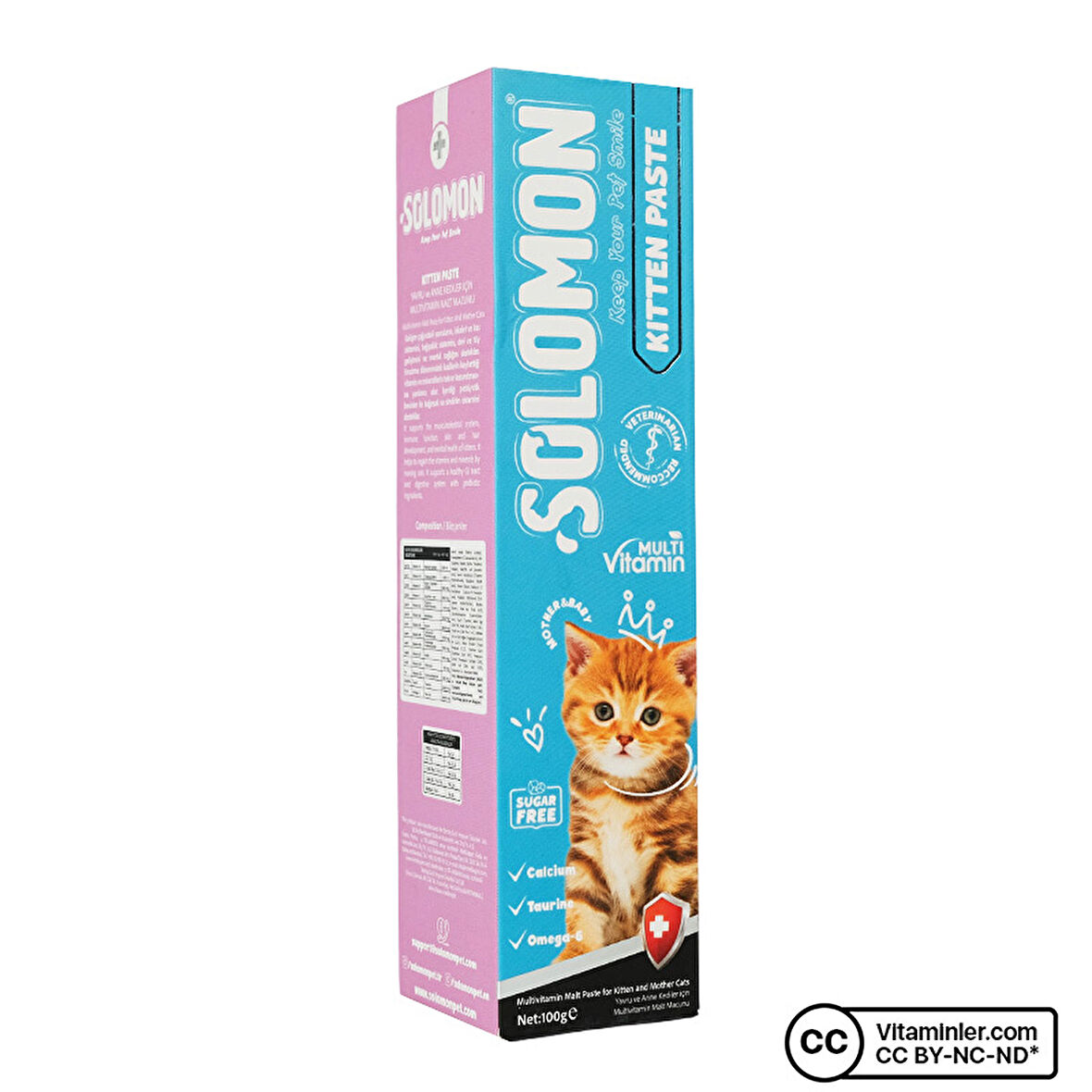 Solomon Kedi Macunu Kitten Paste 100 Gr - AROMASIZ