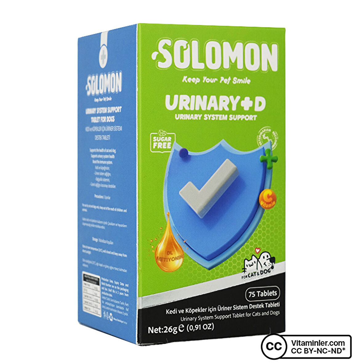 Solomon Urinary + D 75 Tablet - AROMASIZ