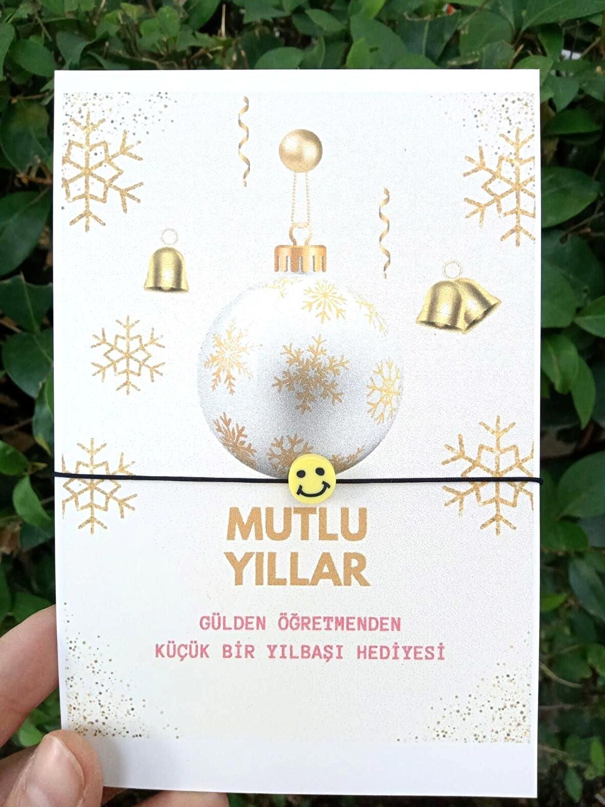 40 Adet Emojili Şans Bielkliği - Yılbaşı Bilekliği - Kişisel Yazı Yazılır - Jelatinli Paket