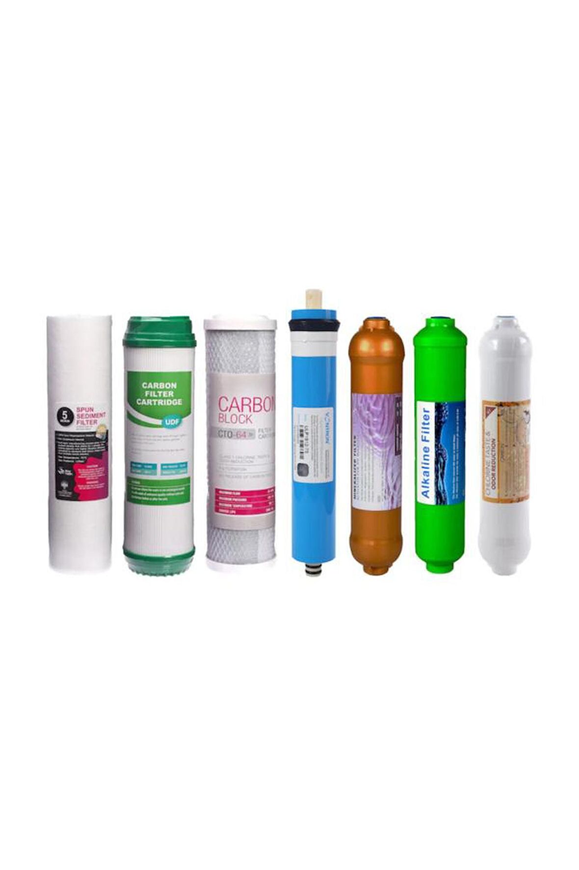 Su Arıtma Cihazı 7'li Filtre Seti