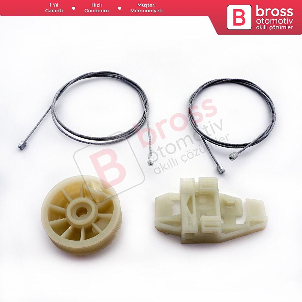 Citroen C3 MK1 FC FN 2002-2010 5-Kapı Hatchback 9222N5 İçin Ön Sağ Kapı Cam Kriko Tamir Seti