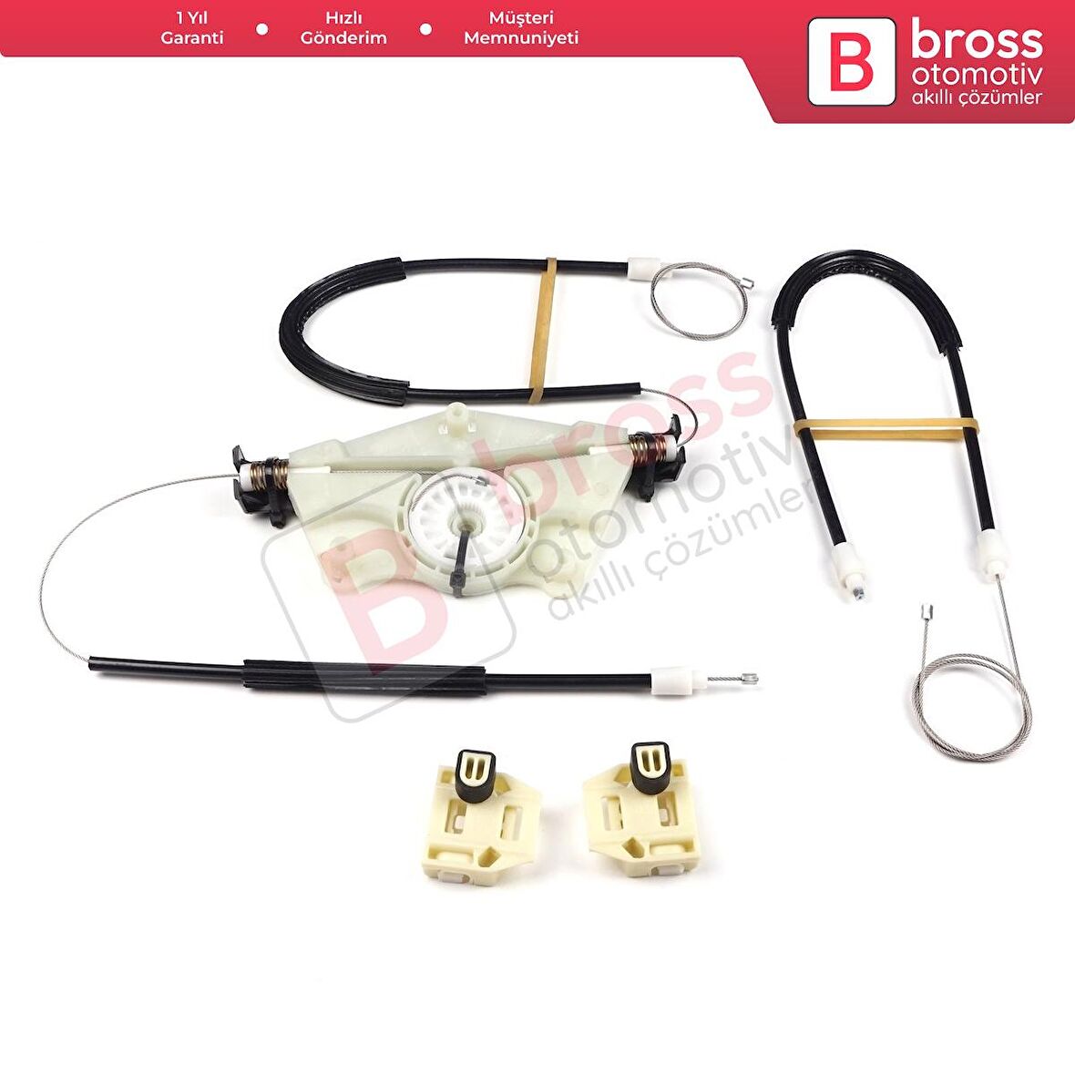 Seat Leon MK1 1999-2006 Seat Toledo MK2 4/5 Kapı 1M0837461A İçin Ön Sol Kapı Cam Kriko Tamir Seti