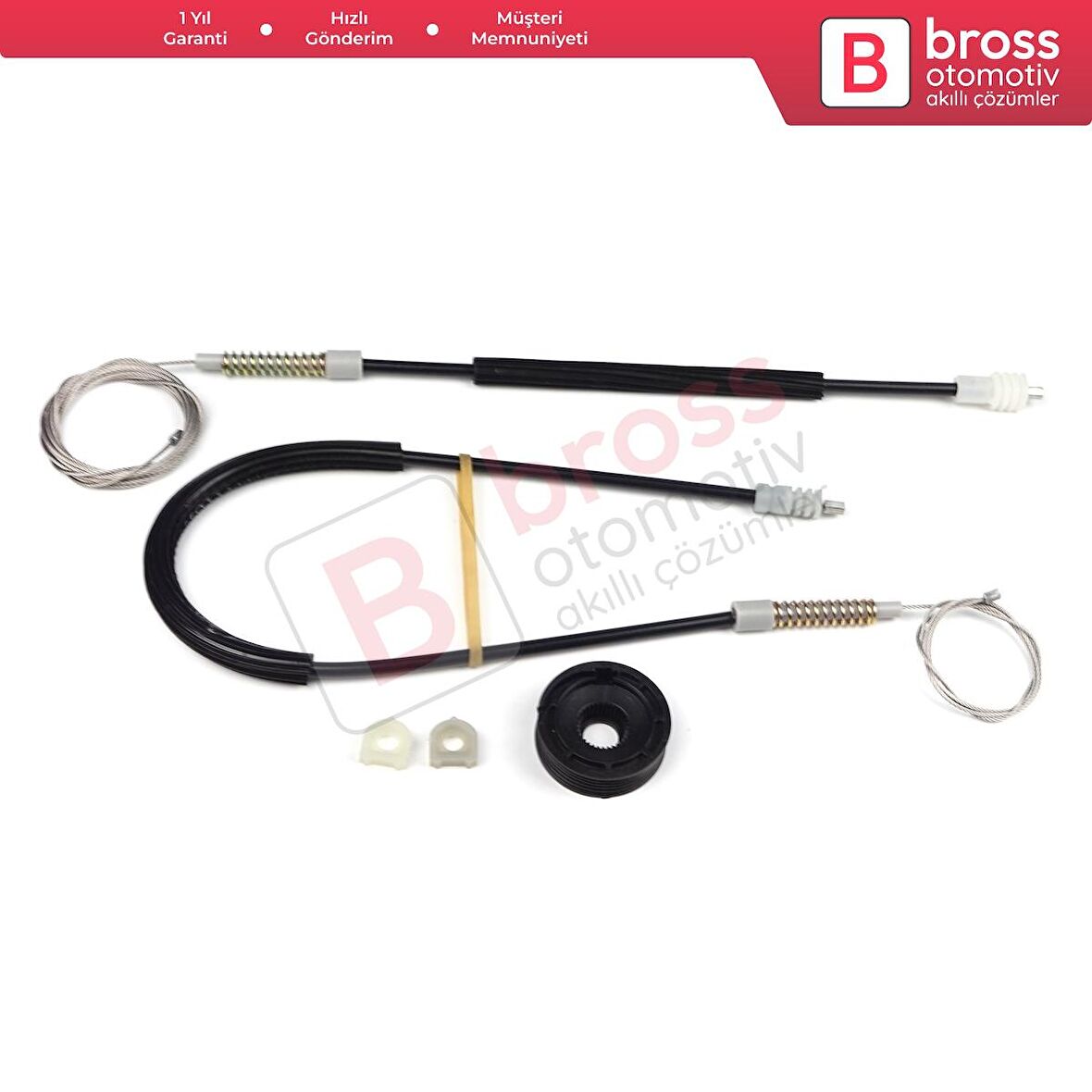 Volvo C70 873 1998-2005 Cabrio Convertible CC İçin Sağ Cam Kriko Tamir Seti