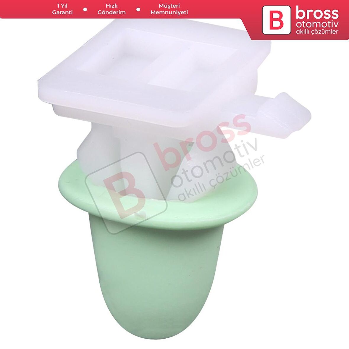 VW için 10 Adet Yan Kalıp Klipsi Beyaz 3A0853575A