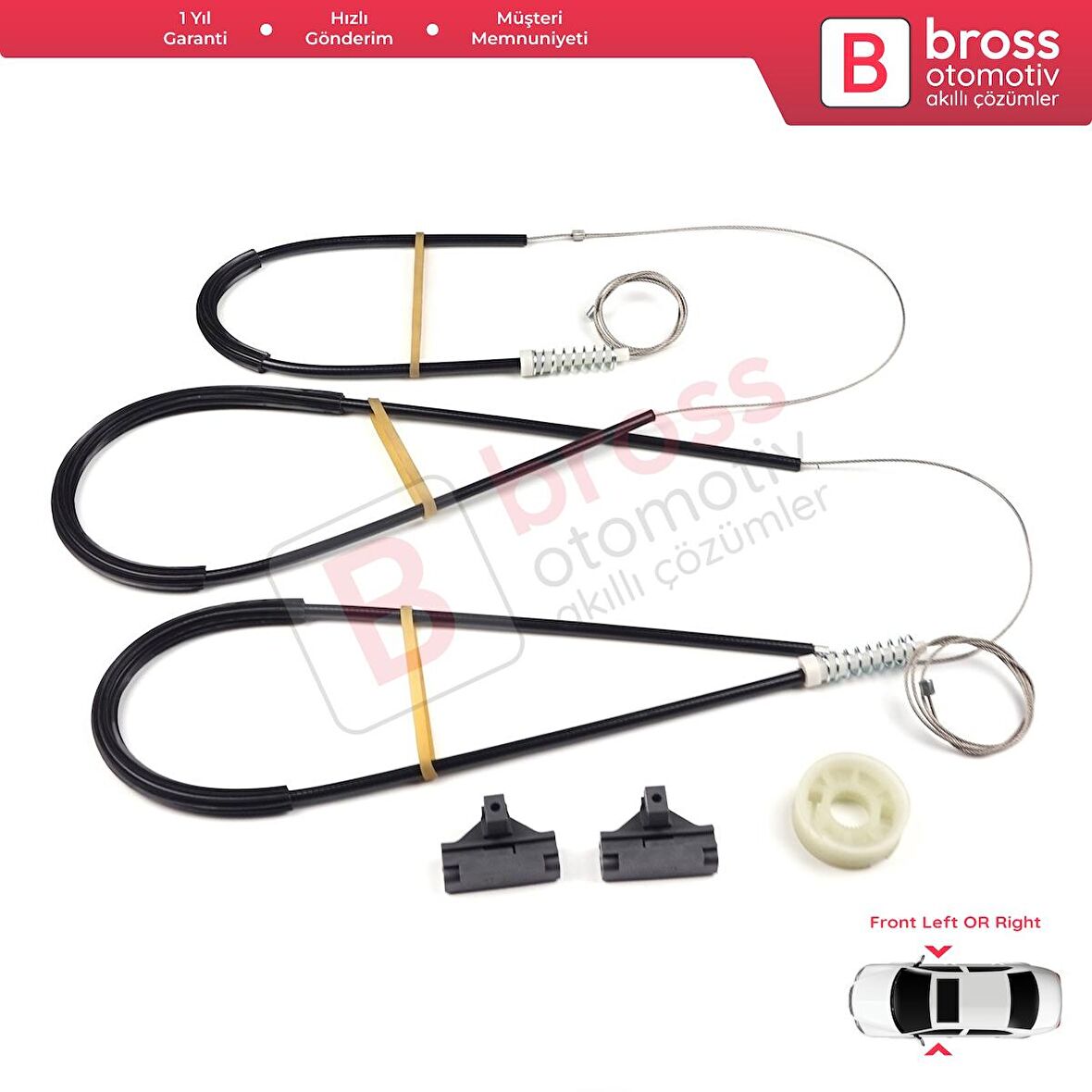 Seat Toledo MK2 1998-2004 Leon MK1 1999-2006 1M0837462A İçin Elektrikli Ön Sağ Cam Kriko Tamir Seti