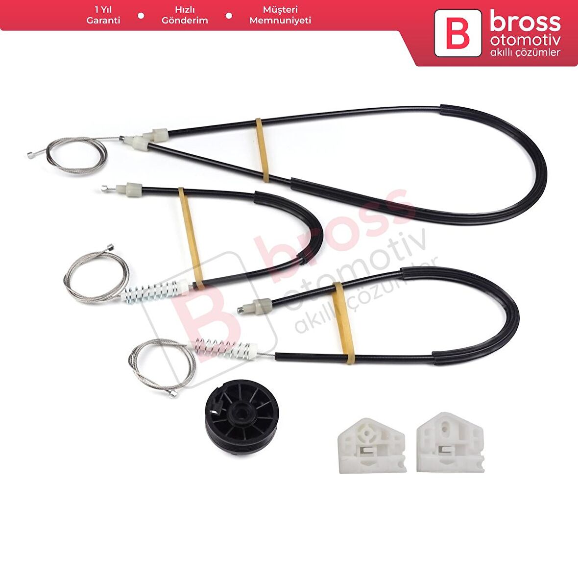 Renault Kangoo MK2 FW KW 2007-2021 Citan W415 807207012R İçin Ön Sağ Kapı Cam Kriko Tamir Seti