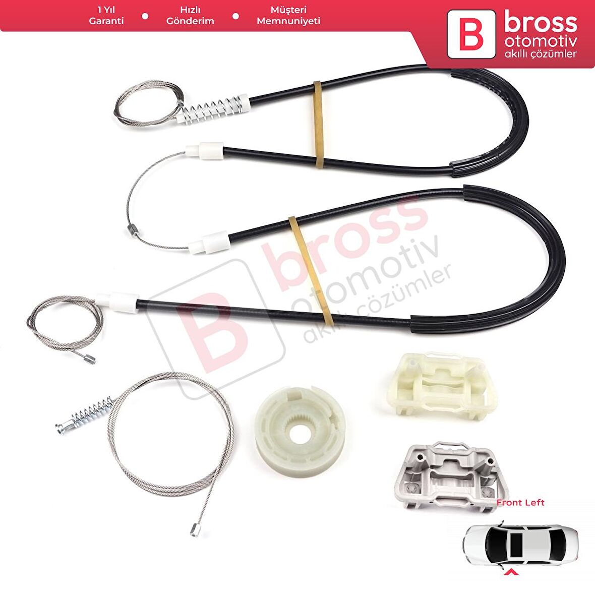 Ford Focus MK1 1998-2005 4/5 Kapı Hatchback Sedan Wagon 1138216 İçin Ön Sol Cam Kriko Tamir Seti