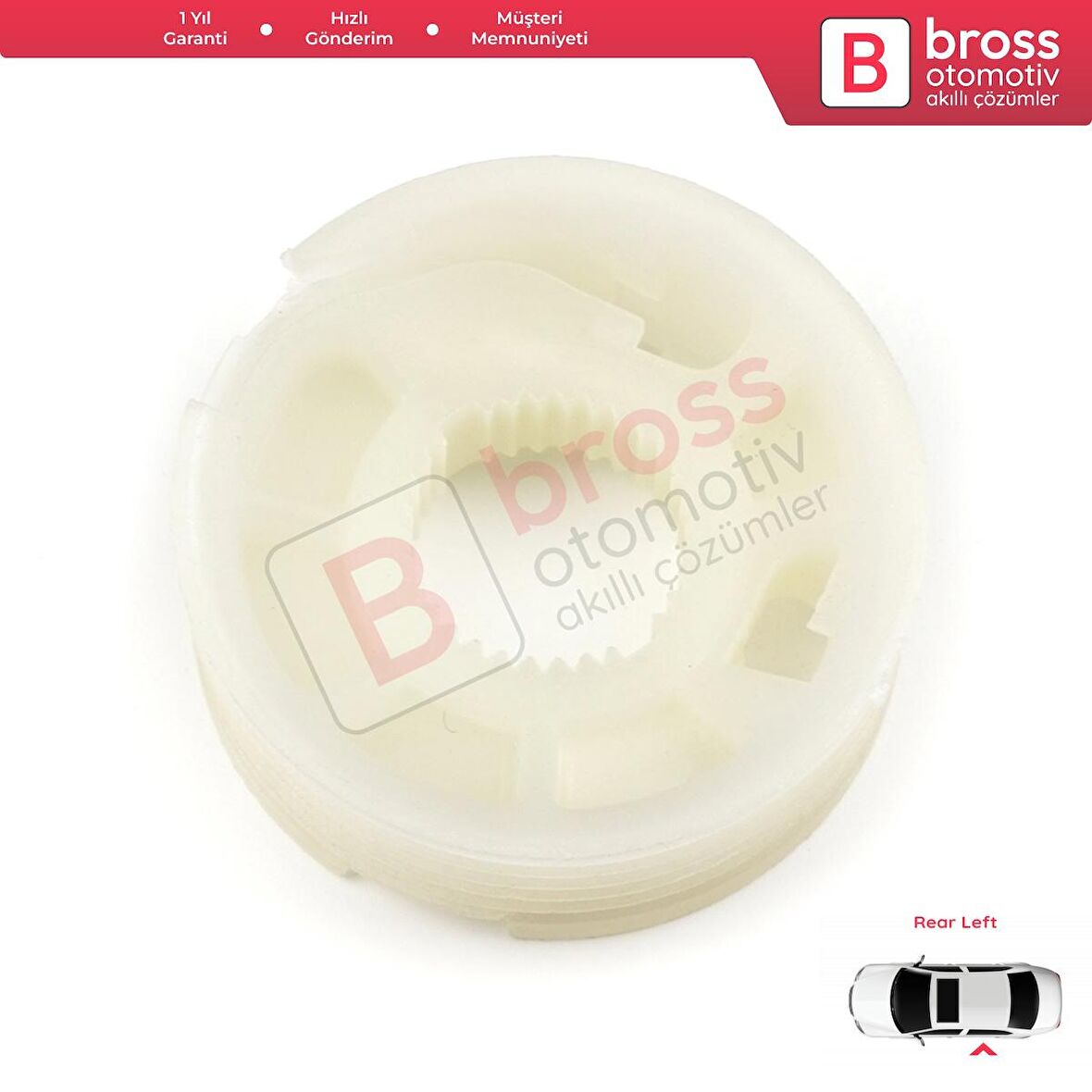 BMW E39 İçin Arka Sol Kapı Cam Kriko Tamir Seti