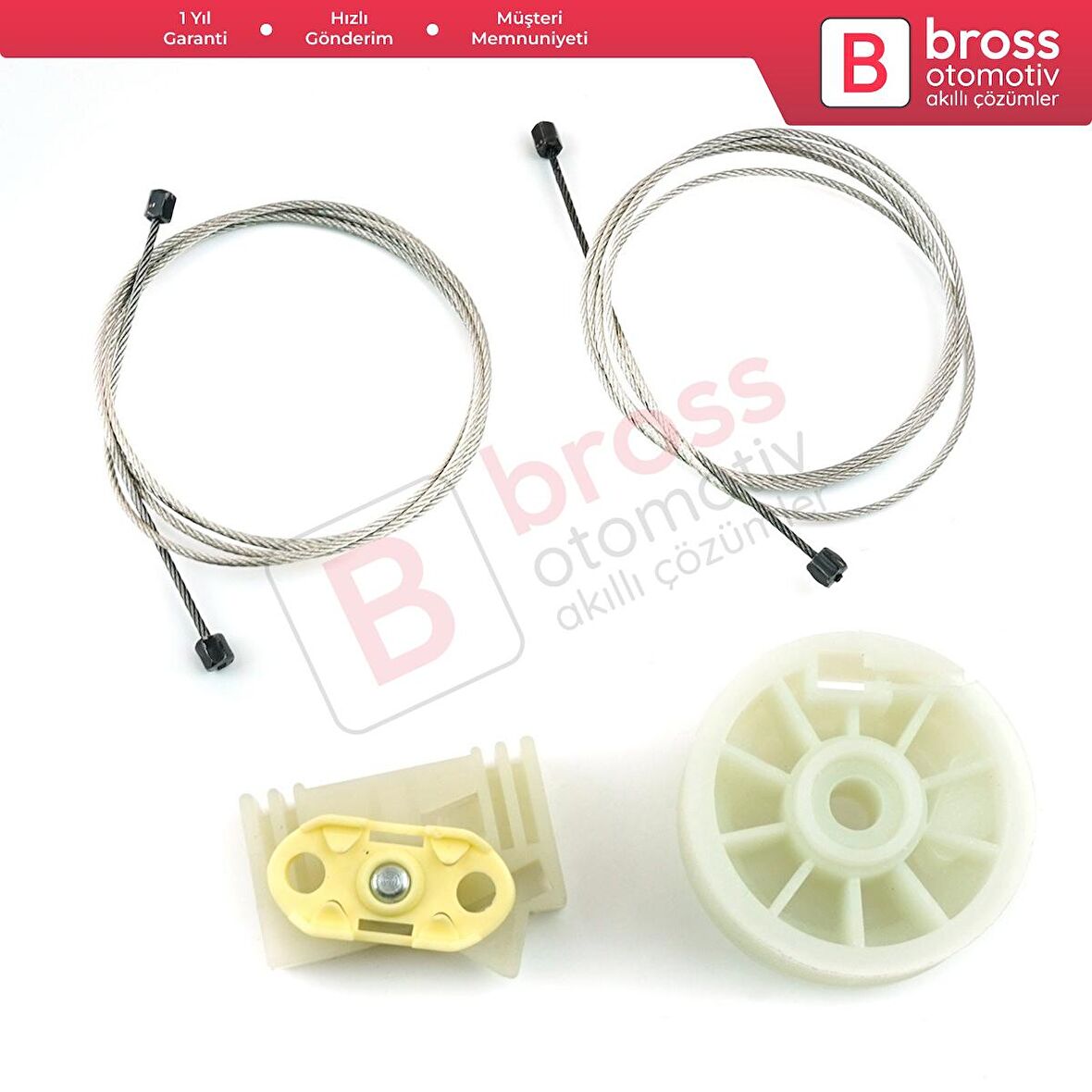 Opel Meriva MK1 A 2003-2010 93362663 İçin Arka Sol Kapı Cam Kriko Tamir Seti