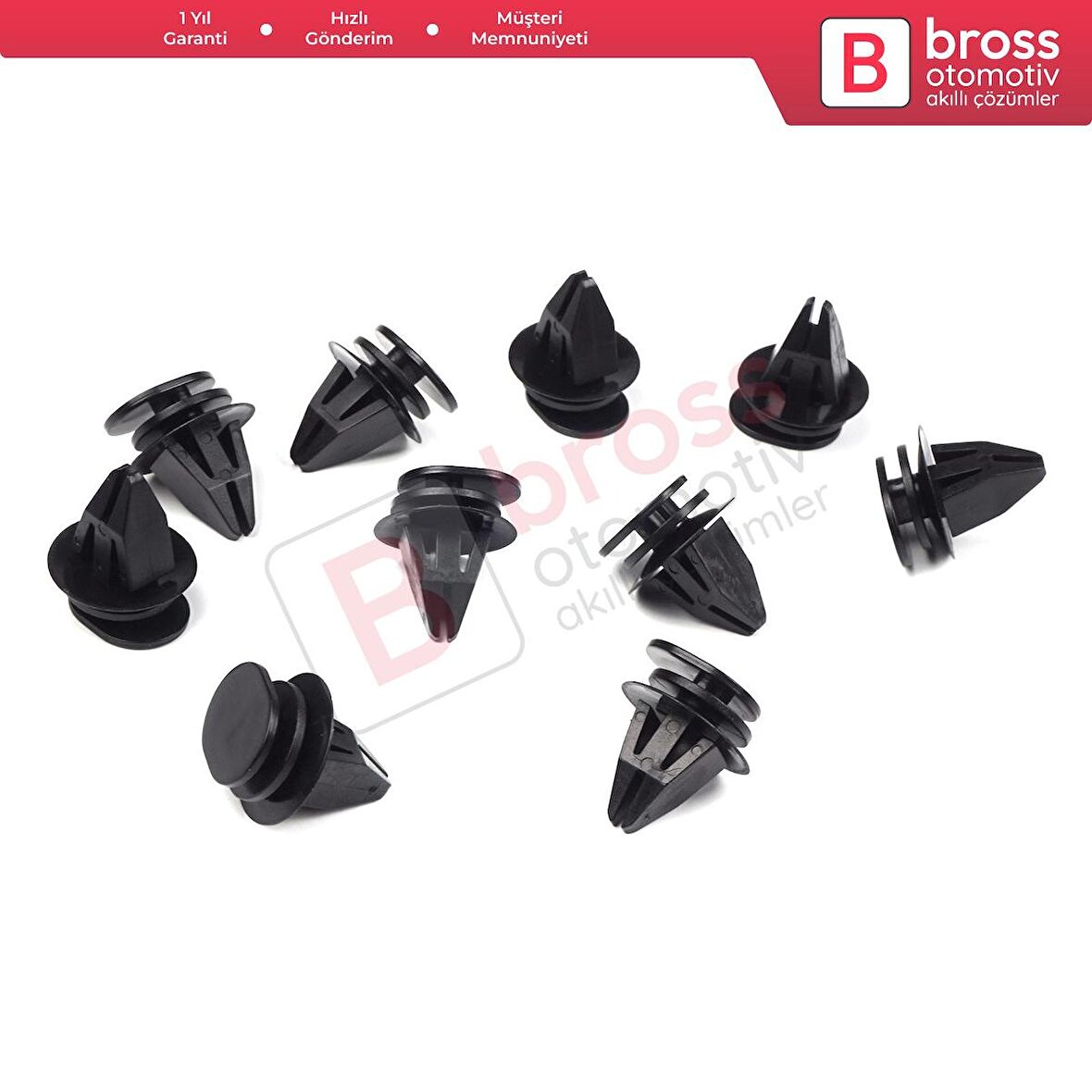 BMW Mini Cooper için 10 Adet Etek ve Tampon Klipsi 07131480419