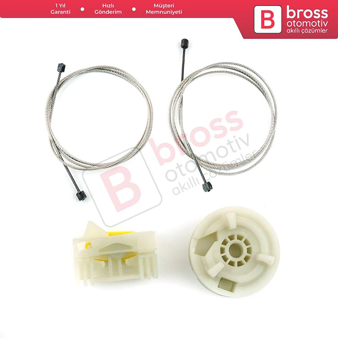 Opel Meriva MK1 A 2003-2010 93362664 İçin Arka Sağ Kapı Cam Kriko Tamir Seti