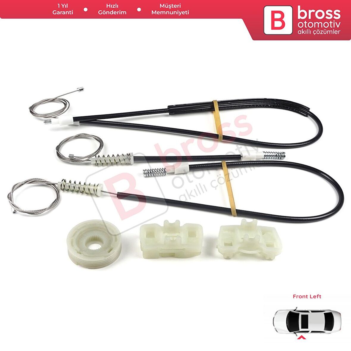 Land Rover Freelander MK1 L314 LN 1997-2006 3/5 Kapı LR006372 İçin Elektrikli Ön Sol Cam Kriko Seti