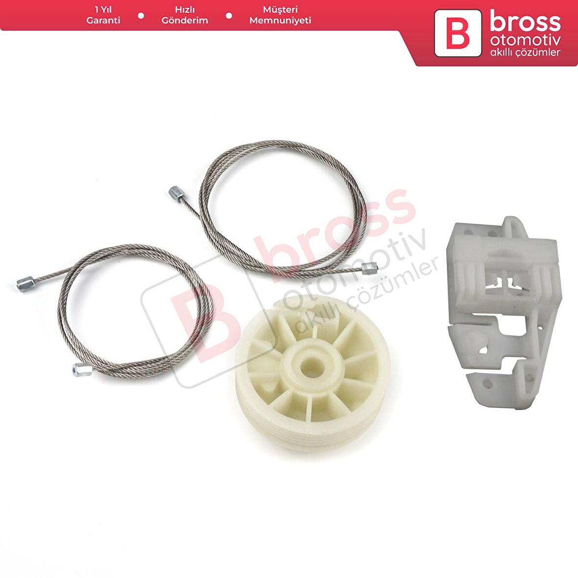 Renault Scenic Grand MK2 JM0/1 2003-2009 4/5 Kapı İçin Elektrikli Ön Sol Kapı Cam Kriko Tamir Seti