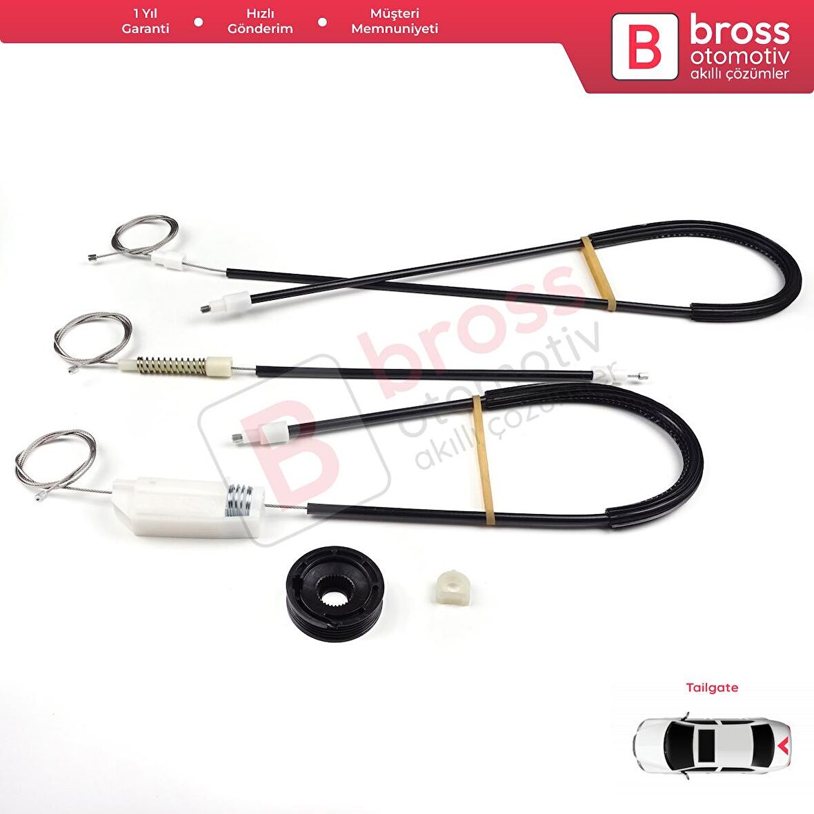 Land Rover Freelander MK1 1997-2006 CVH101150 İçin Elektrikli Arka Bagaj Kapı Cam Kriko Tamir Seti