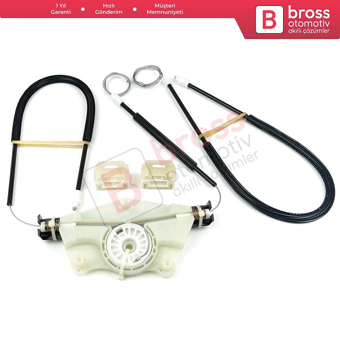 VW New Beetle C1 1C1 1997-2011 3-Kapı HB 1C0837656 İçin Elektrikli Ön Sağ Kapı Cam Kriko Tamir Seti