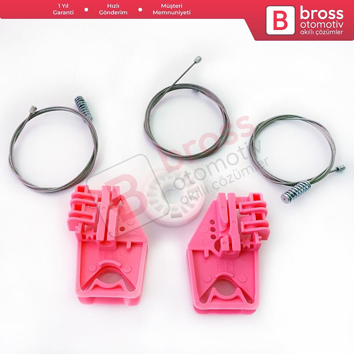 Skoda Octavia MK2 A5 1Z 2004-2013 4/5-Kapı 1Z1837462 İçin Elektrikli Ön Sağ Cam Kriko Tamir Seti