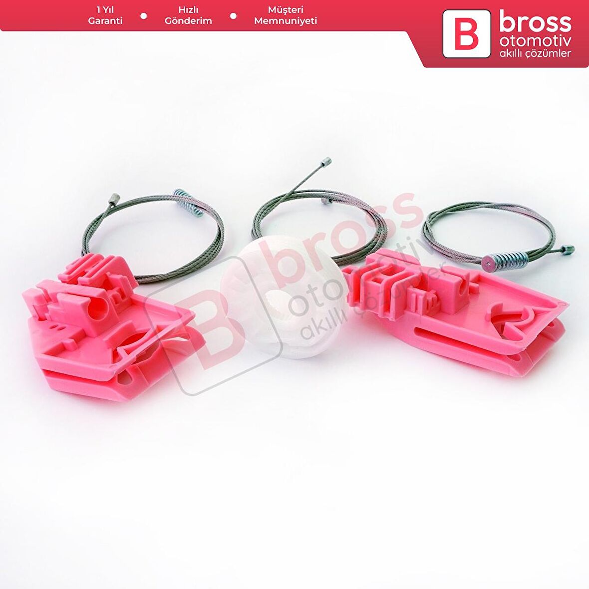 VW Polo MK3 6N1 6N2 1994-2001 2/3 Kapı İçin Elektrikli Ön Sağ veya Sol Kapı Cam Kriko Tamir Seti