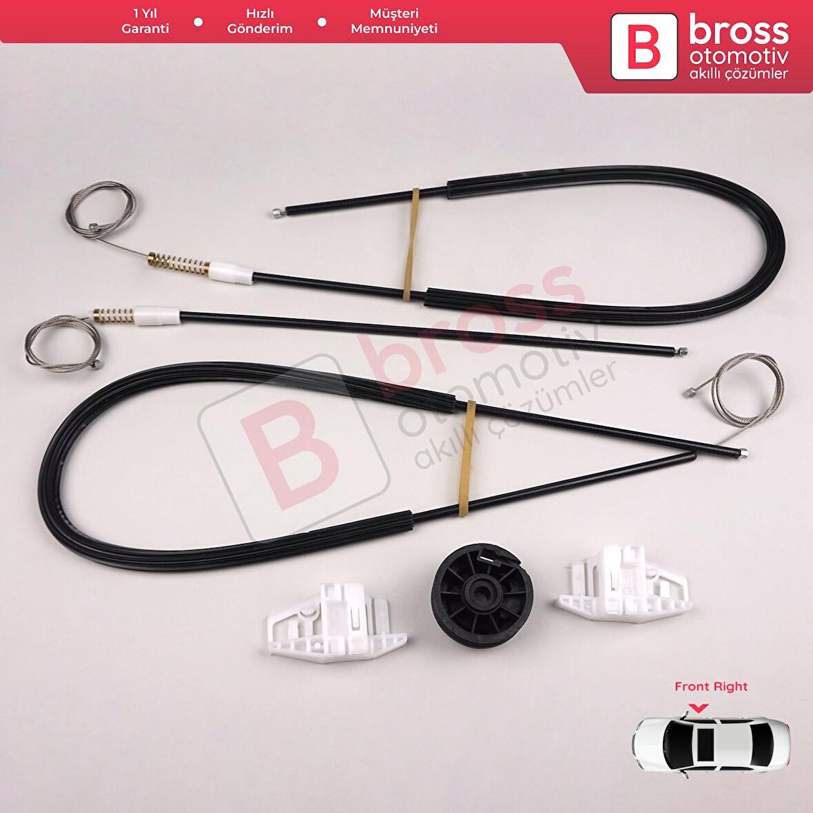 Citroen C3 Pluriel MK1 Cabrio Convertible 2003-2010 İçin Elektrikli Arka Sol Cam Kriko Tamir Seti