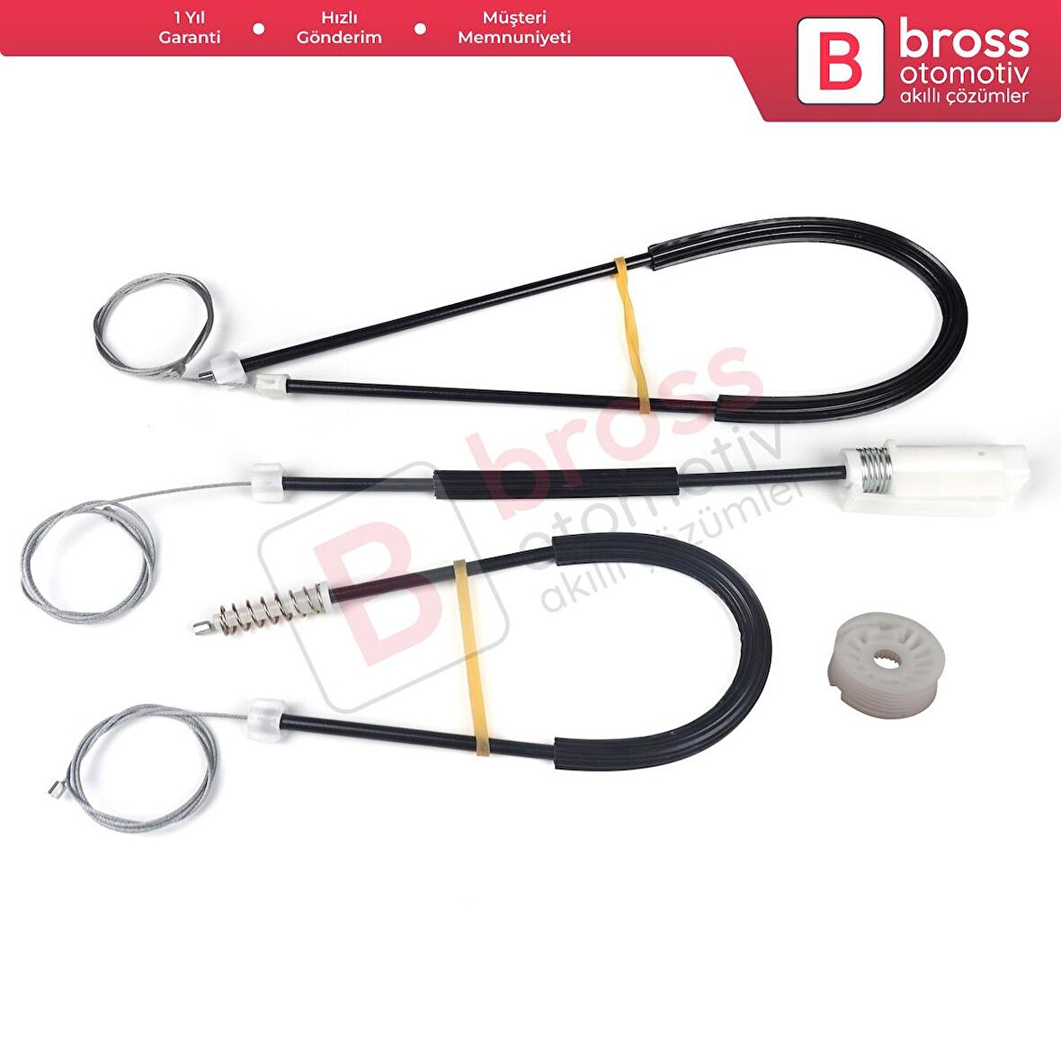 Renault Megane MK2 2002-2009 CC Cabriolet Convertible İçin Elektrikli Sol Kapı Cam Kriko Tamir Seti