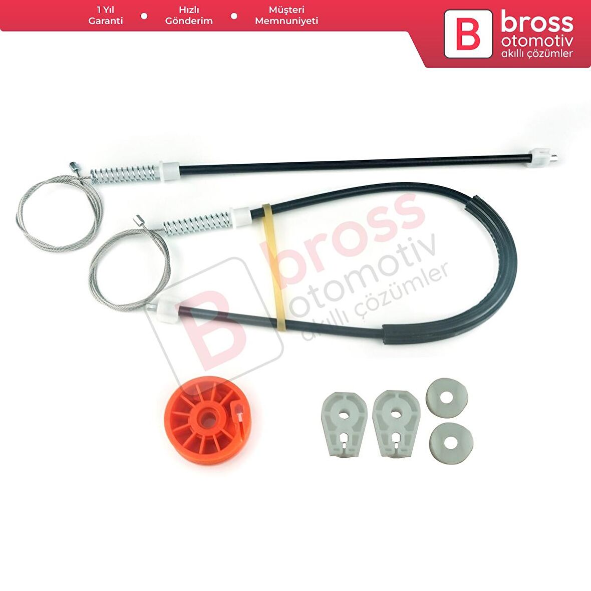 Peugeot 307 3B 2003-2009 Cabriolet Convertible 922393 İçin Elektrikli Arka Sol Cam Kriko Tamir Seti