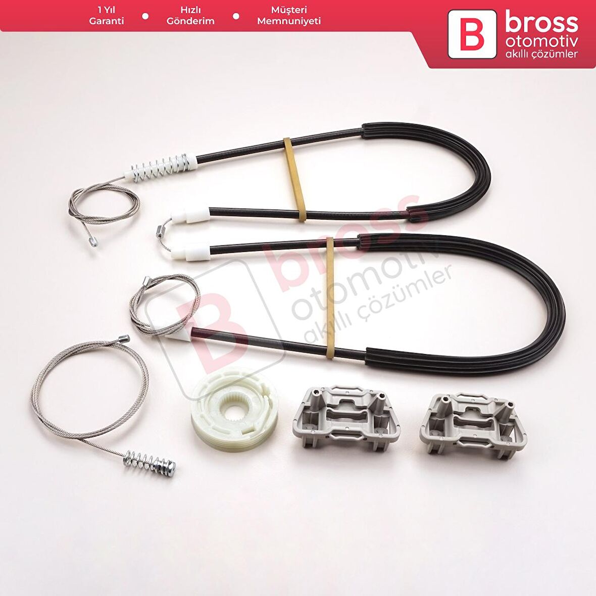 Jaguar X Type X400 2001-2009 4/5 Kapı C2S51554 İçin Elektrikli Ön Sol Cam Kriko Tamir Seti