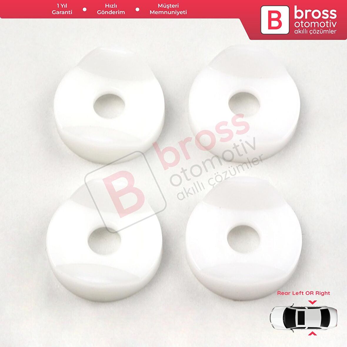 VW New Beetle CC Megane 1 CC Peugeot 206 CC İçin 4 Adet Arka Sağ veya Sol Cam Kriko Makarası