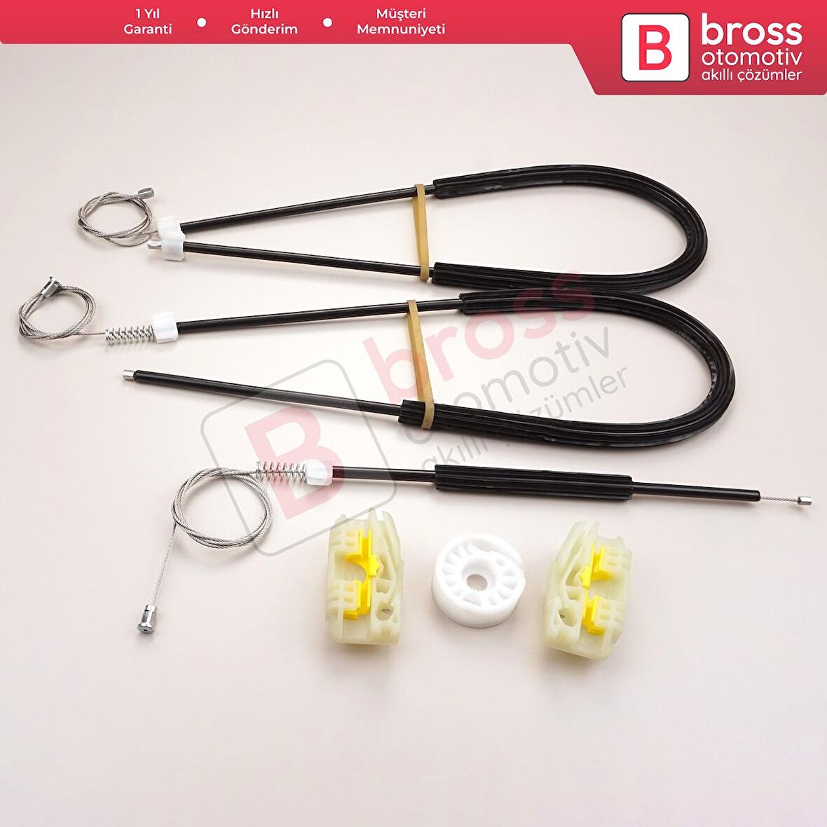 Seat Ibiza Cordoba 2002-2008 4/5-Kapı İçin Elektrikli Ön Sağ veya Sol Kapı Cam Kriko Tamir Seti