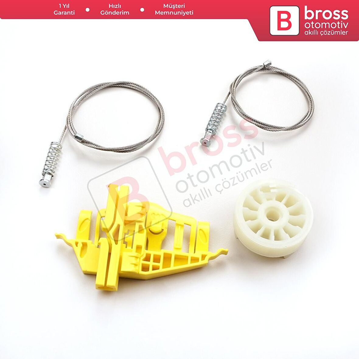 Citroen DS3 Crossback SA SB 2009-On 3-Kapı HB Convertible 9222FV İçin Sağ Kapı Cam Kriko Tamir Seti