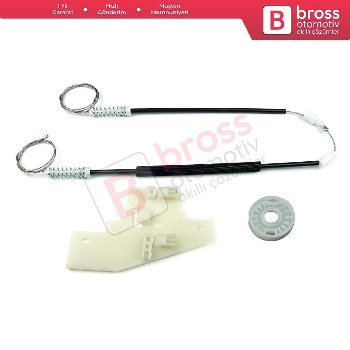 Mercedes E Series W211 S211 2002-2009 4/5 Kapı A2117200446 İçin Ön Sağ Cam Kriko Tamir Seti