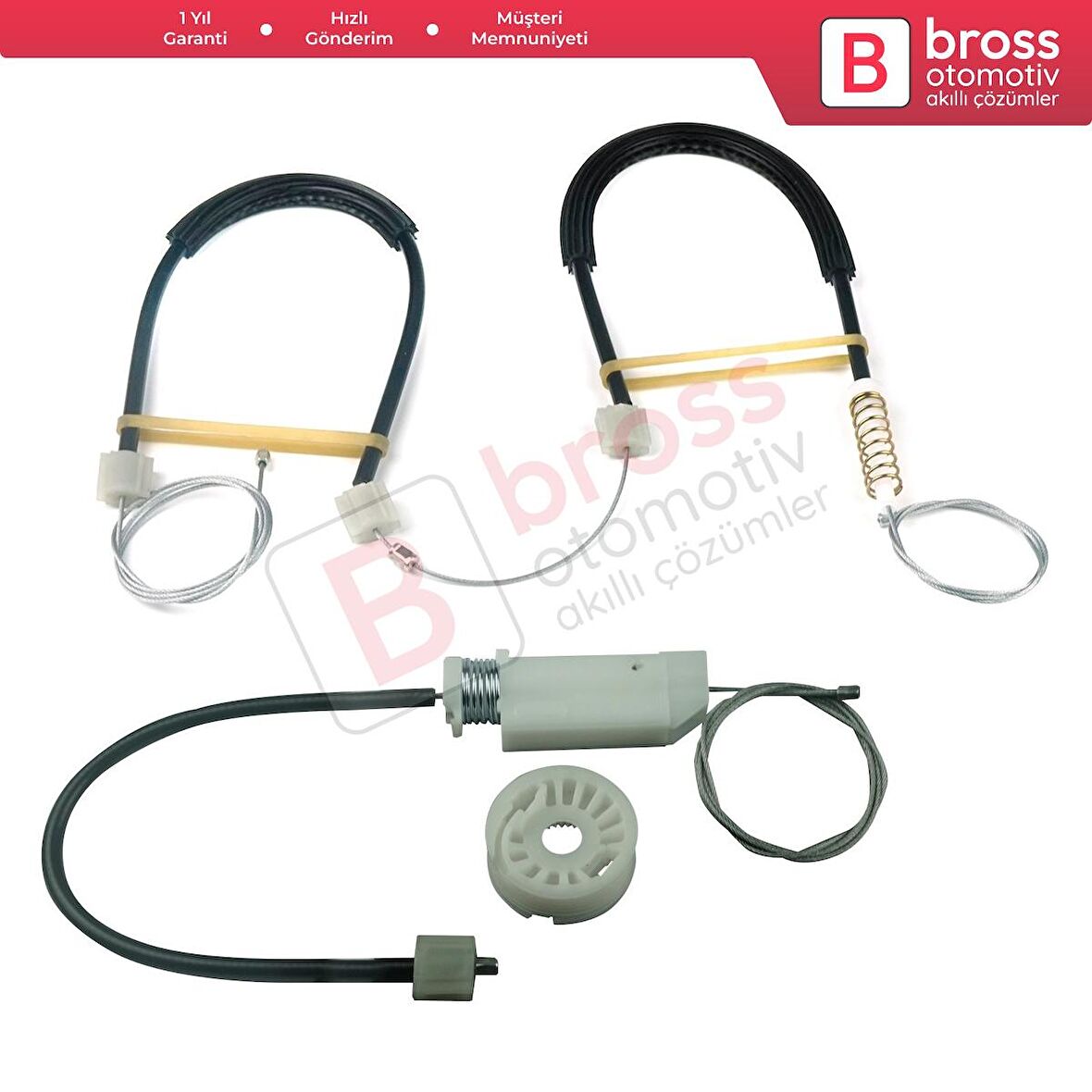 Mercedes E Series W211 S211 2002-2009 4/5 Kapı A2117200346 İçin Ön Sol Cam Kriko Tamir Seti