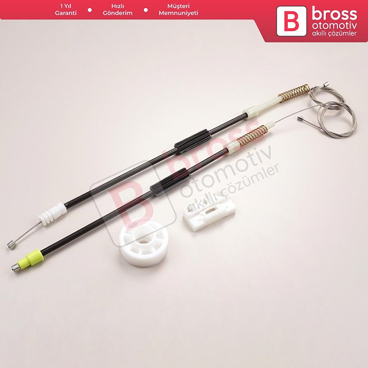 Mercedes CLS Class C219 W219 2004-2011 A2197300846 İçin Arka Sağ Cam Kriko Tamir Seti