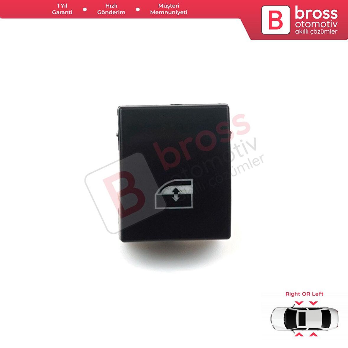 Opel Astra H Zafira B Tigra B 6240452 İçin 1 Adet Ön veya Arka Kapı Cam Açma Düğme Tamir Kapağı 