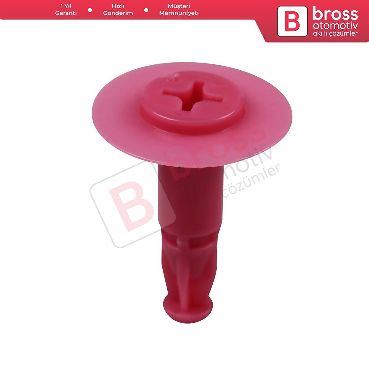 Toyota RAW4 için 10 Adet Panel Klipsi Kırmızı