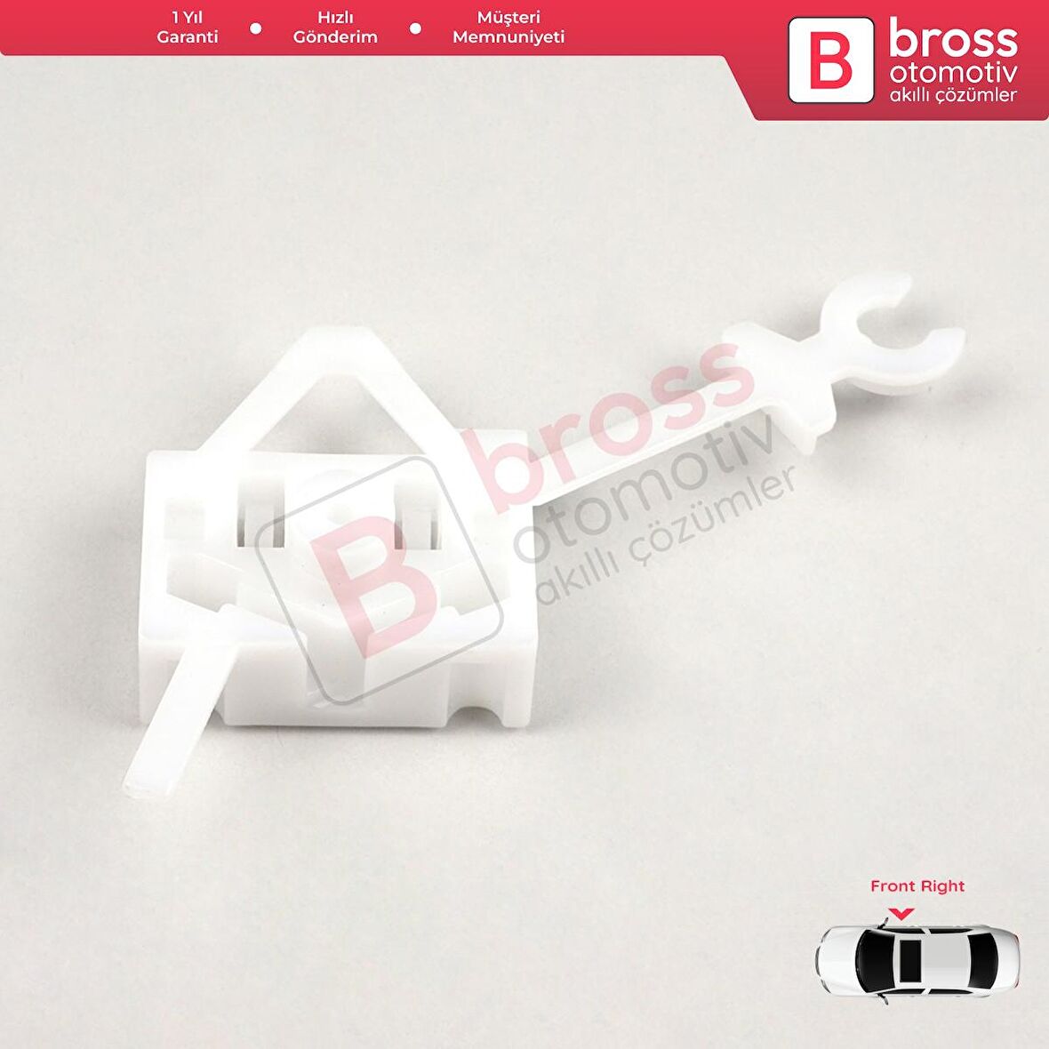 Fiat Panda Iveco Euro Bus 2003 12 İçin Ön Sağ Kapı Cam Kriko Klipsi