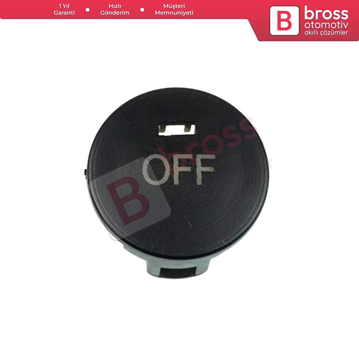 BMW 5 Serisi İçin Dijital Klima "OFF" Düğme Kapağı