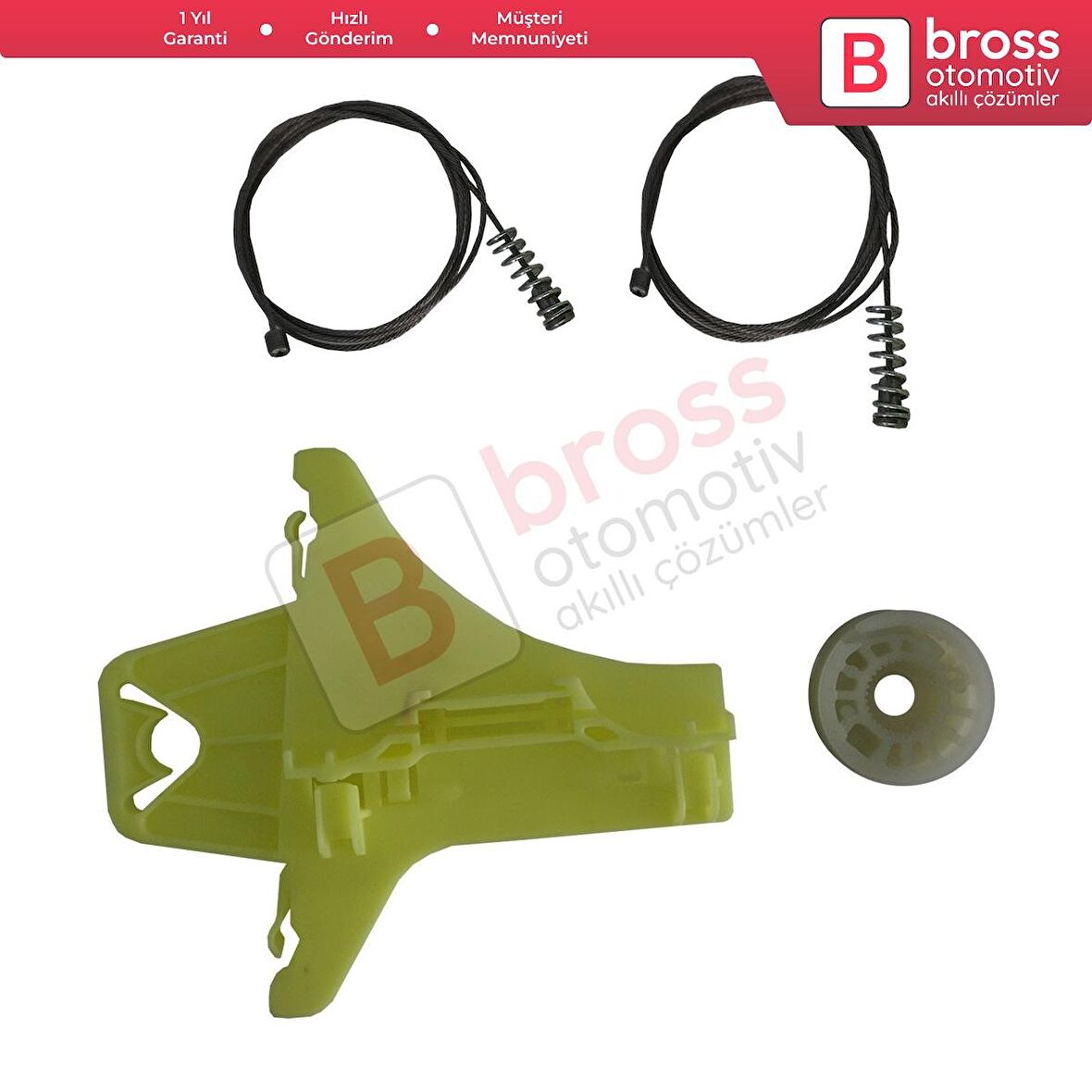 VW Tiguan MK1 5N 2007-2018 5-Kapı SUV 5N0839461 İçin Arka Sol Kapı Cam Kriko Tamir Seti