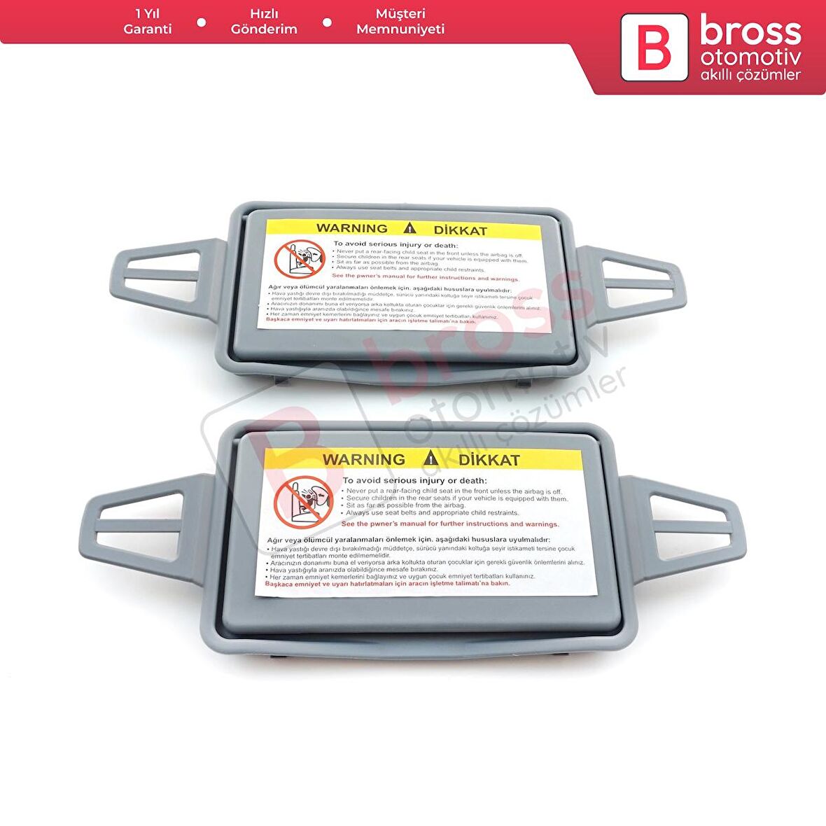 Mercedes W211 İçin Gri Renk Güneşlik Ayna Kapağı Sağ ve Sol 2108102510