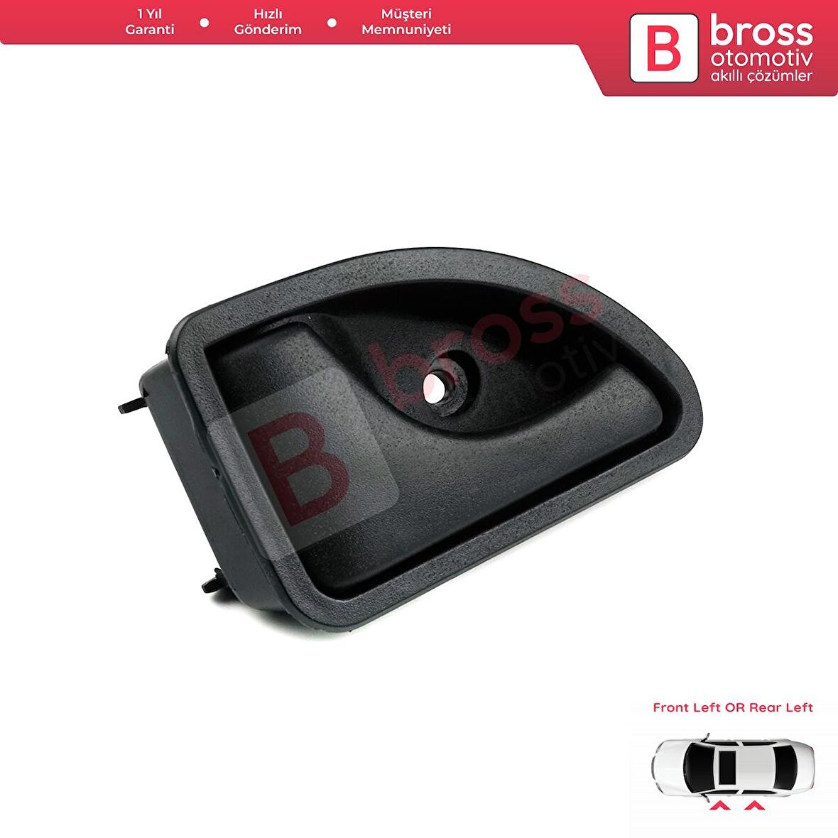 Renault Kangoo MK1 Twingo MK1 Nissan Kubistar X76 8200259376 İçin Sol İç Kapı Açma Kolu Siyah