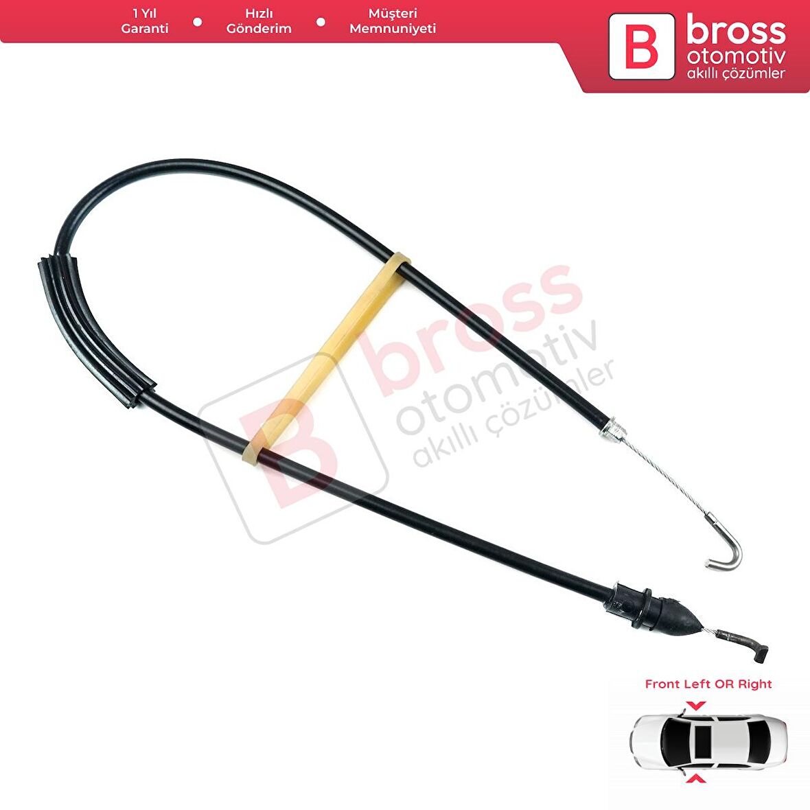 Skoda Octavia MK1 1U 1U2 1U5 1996–2010 1U0837099 İçin Ön Sağ veya Sol Kapı İç Açma Teli 55 cm