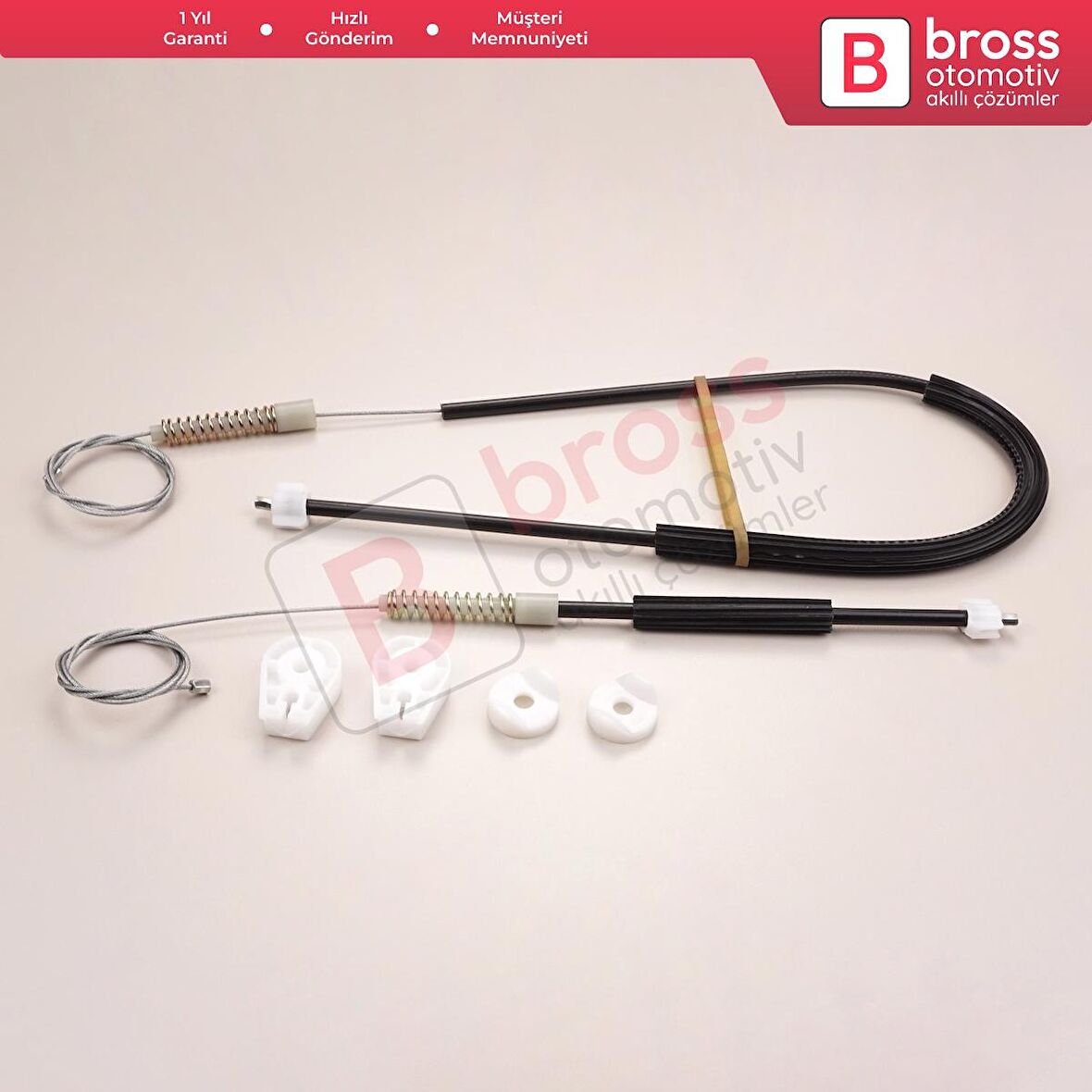 Peugeot 308 4B 2009-2014 Convertible CC 9681903380 İçin Elektrikli Arka Sol Cam Kriko Tamir Seti