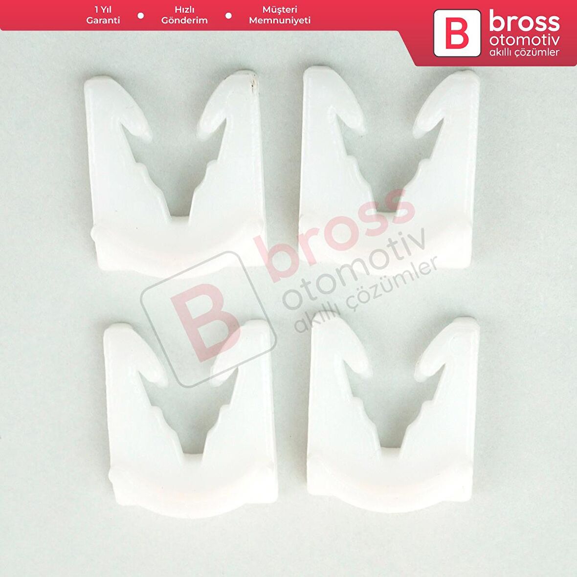 4 Adet Cam Kaldırma Mekanizması Onarım Sekmen Klipsi Tip:5