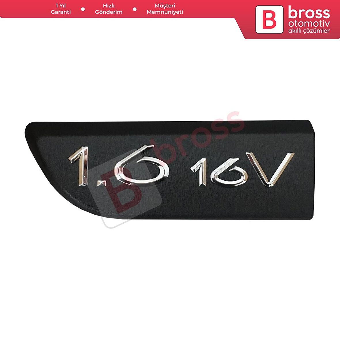 Renault Megane MK2 Scenic MK2 için Sol Taraf Siyah 1.6 16V Monogram Amblemi Yazısı 8200209130