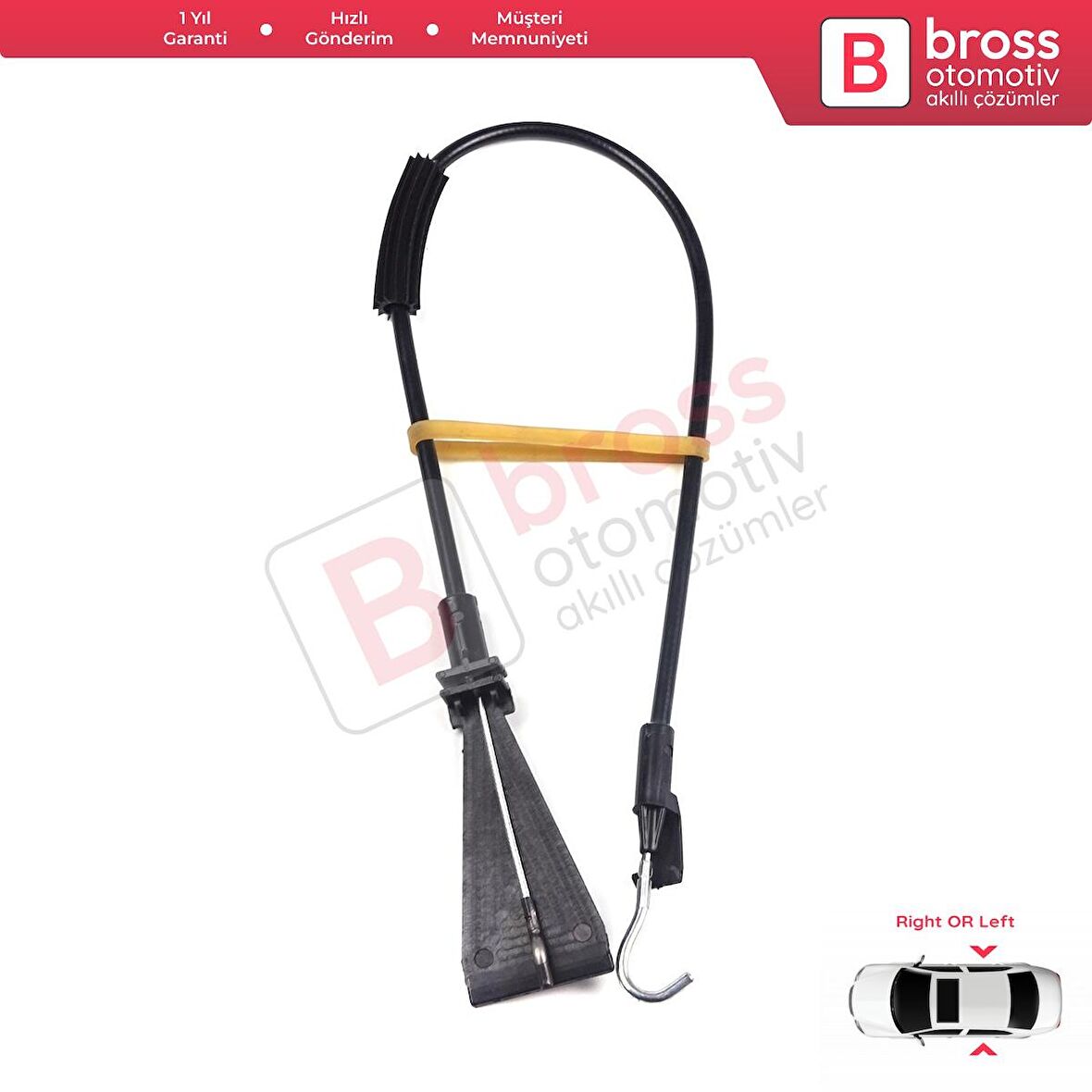 Opel Corsa D 5 Kapı için Arka Kapı İç Açma Teli 13258268