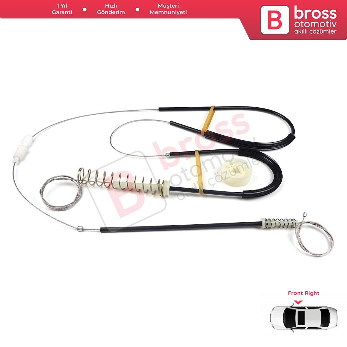 Audi TT MK1 8N 8N3 8N9 1998-2006 2-Kapı 8N0837462 İçin Elektrikli Sağ Cam Kriko Tamir Seti