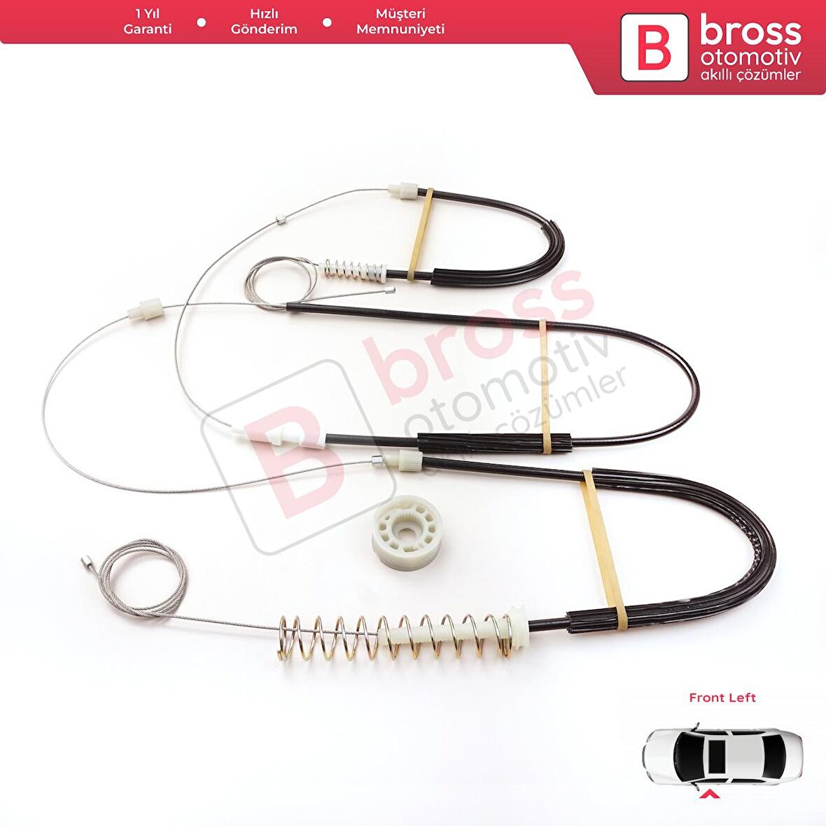 VW EOS 1F7 1F8 2006-2015 Coupe Convertible CC 1Q0837461 İçin Elektrikli Sol Cam Kriko Tamir Seti