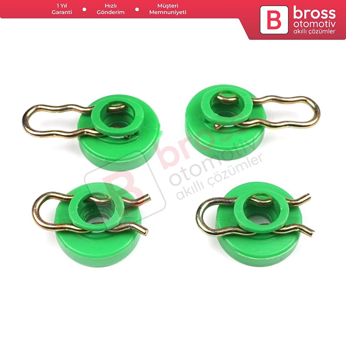 Saab Volvo için 4 Set Cam Kriko Mekanizma Tamir Kılavuzu 4493433 93246015715