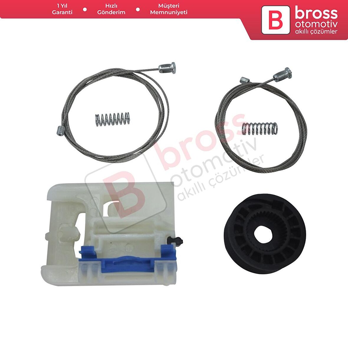 Ford Transit Custom Tourneo MK1 V362 F3 FY FZ 2012-2023 İçin Elektrikli Ön Sol Cam Kriko Tamir Seti