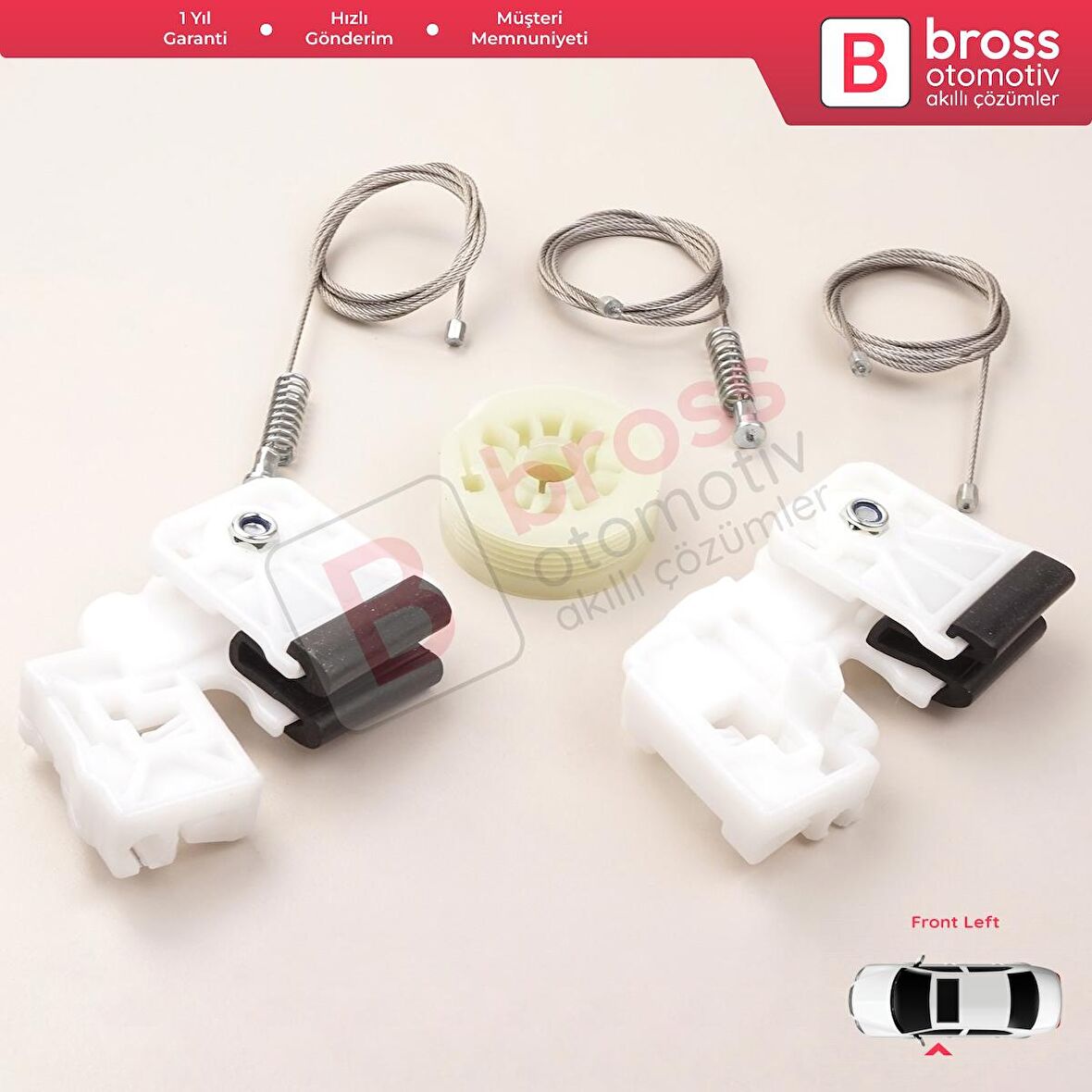 Hyundai Elantra HD 2005-2011 Sonata NF 2005-2008 İçin Elektrikli Ön Sol Cam Kriko Tamir Seti