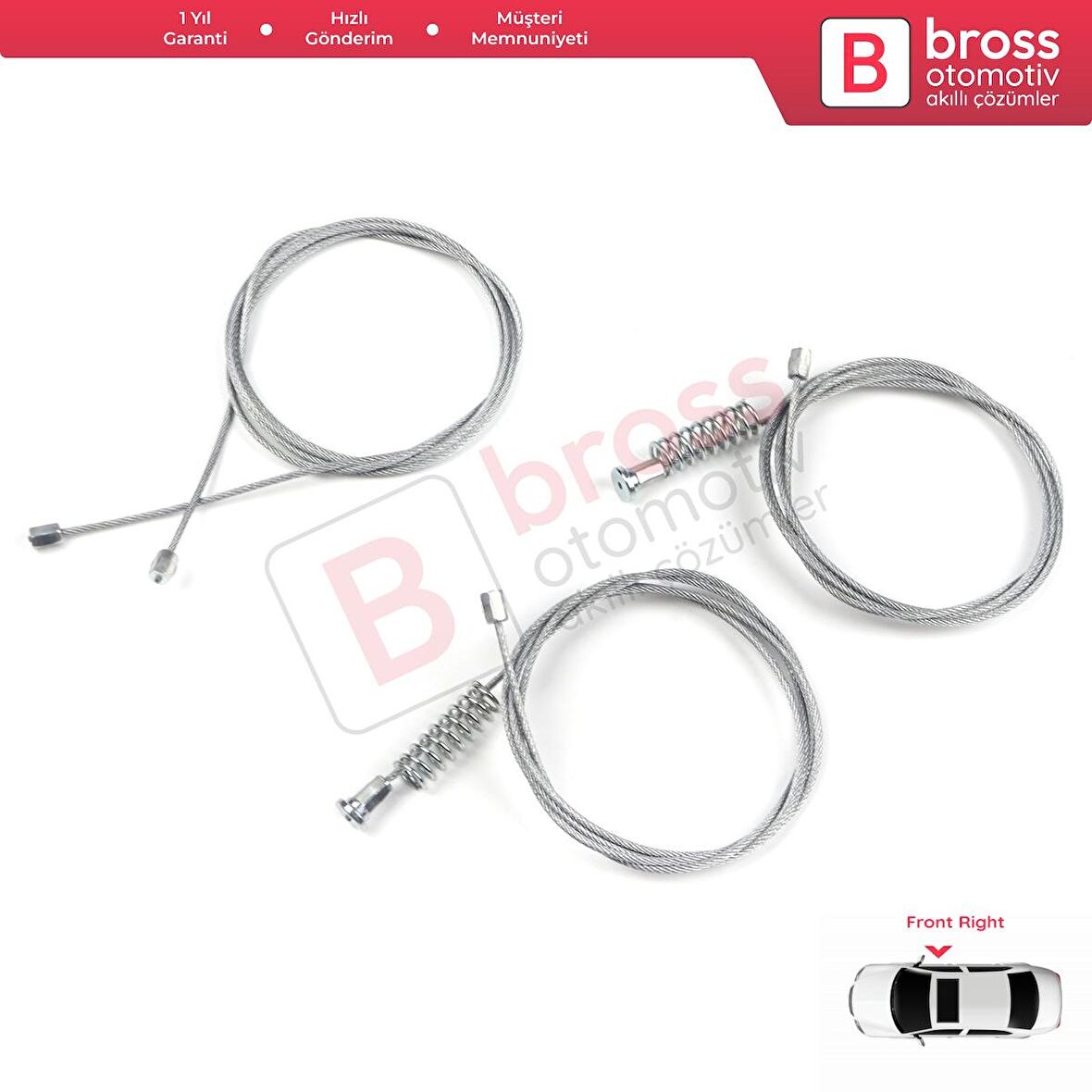 Kia Ceed Cee'd MK2 JD 2012-2018 5-Kapı  82460A2710 İçin Elektrikli Ön Sağ Cam Kriko Tamir Seti